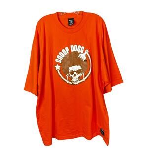 Vintage Snoop Dogg Afro Pick Skull  Graphic T-Shirt 2X